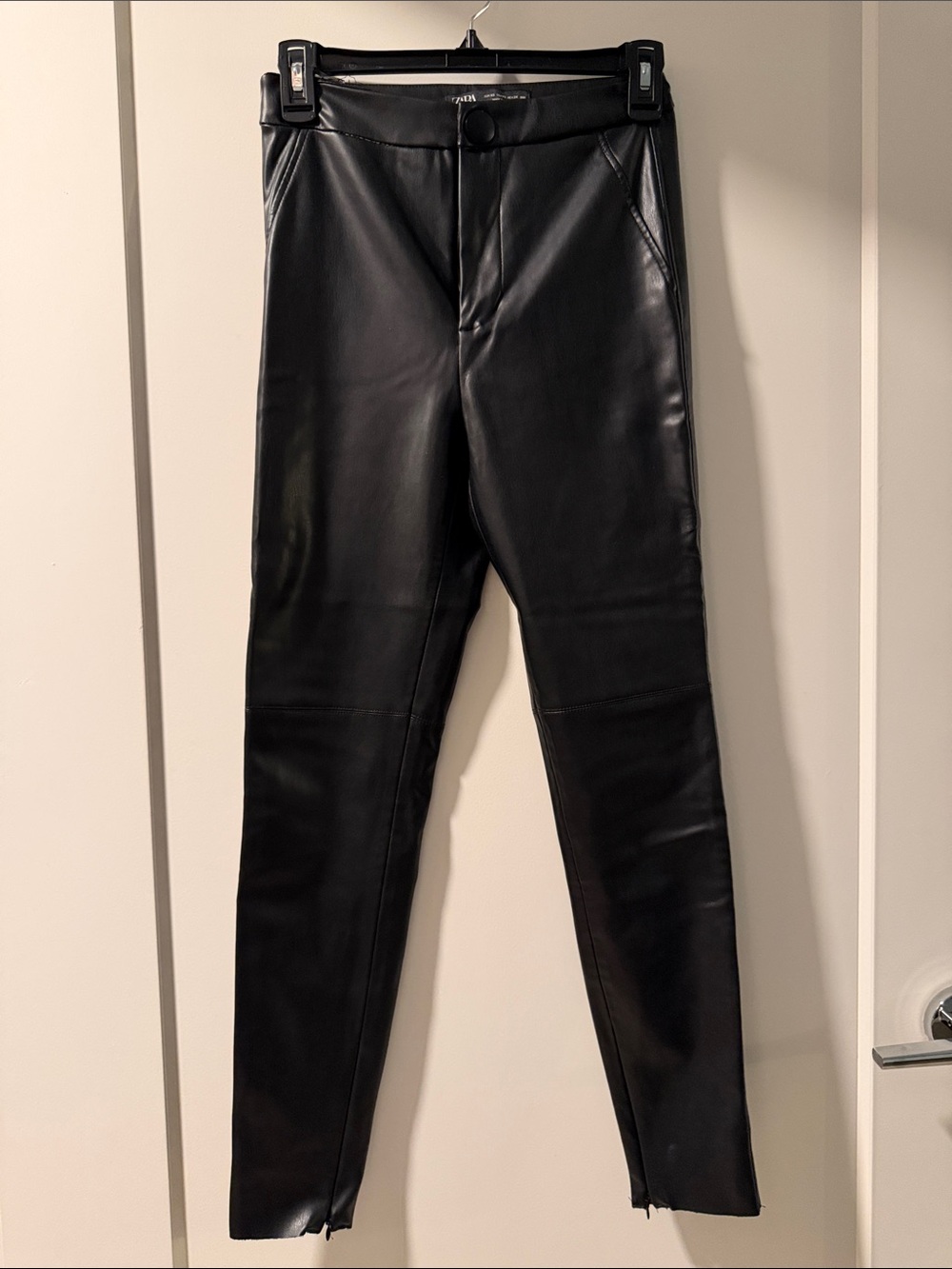 Zara faux leather skinny pants